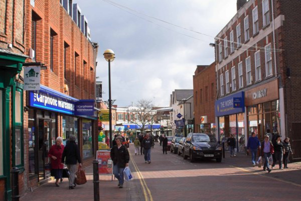 Aylesbury High Street shops - See text below